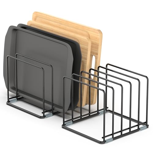 Cutting Board Organizer, Kitchen Cabinet Organizer - style: 2PC(Large)
