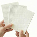 3-Pack Mixed Sticky Notes Set (Grid, Dotted, Lined) 4x6 Inch