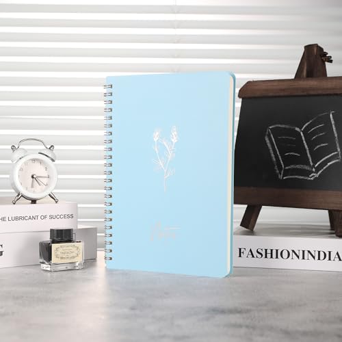 MGGAO 3 Pcs Spiral Notebooks For Women, Aesthetic College Ruled Journal - color: Pack 2