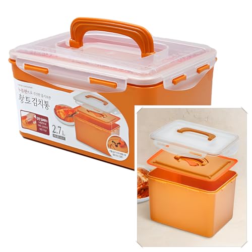 Fermentation Storage System for Kimchi & Sauerkraut | Airtight 0.71gal-2.7L - size: 0.71gal