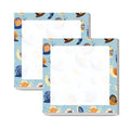 Sticky Notes 3x3 Inches, Cute Self-Stick Note Pads, Funny Memo Pads, Easy to Post Sticky Notes for Office, Home & Notebook Cute Blue Snail - color: Cute Blue Snail