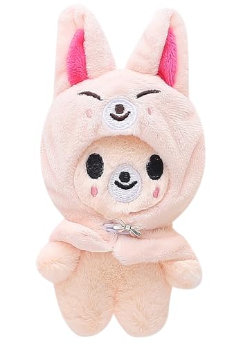 Stays Fans Plush Figures 4" Plush Keychain 3RD Fan Meeting Dolls With Detachable Cloak - color: Foxi.ny