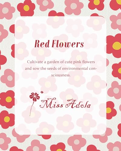 Miss Adola Canvas Tote Bag for Women with Inner Pocket - color: Pk Flower