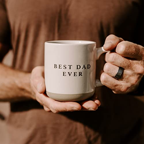 Sweet Water Decor Best Dad Ever Mug - 14oz Stoneware Mug- Gifts for Fathers, New Dad, Best Dad Gifts from Kids - Microwave and Dishwasher Safe - style: Best Dad Ever