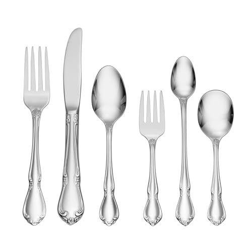 Oneida Chateau 6-Piece Progress Set, Baby Spoons Fork & Toddler Silverware - style: 6-Piece Flatware Set
