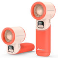 AMACOOL Portable Handheld Turbo Fan, Max 20 Hours Runtime, Gifts for Women - color: Red