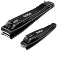 firiKer Nail Clippers with Nail File,Fingernail Clipper,Toe Nail Clippers - color: Black