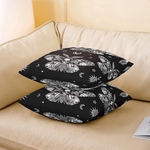 Feelyou Boho Moth Throw Pillow Cover 1 Piece 16"x16" - color: Multi 05, size: 16" x 16" (Pack of 1)