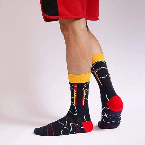 HHX YONLEE Dress Crew Socks Size 10-13/6-9 - color: 0-11 6 Pairs, size: 5-9