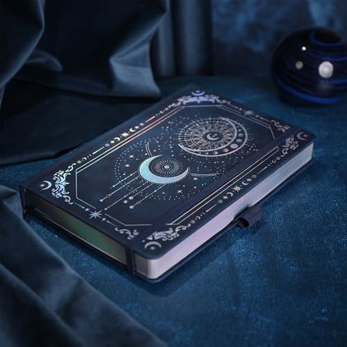 TIEFOSSI Line Journal Notebook for Women Men, 316 Pages,8.3x5.8 IN - color: Navy, size: Line