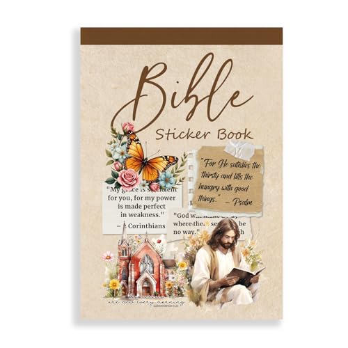 350Pcs Christian Jesus Bible Verse Catholic Stickers Book - style: Christ Sticker Book