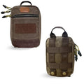Roaring Fire Smolder Tactical EDC Organizer Pouch,Waxed Canvas Tool Bag