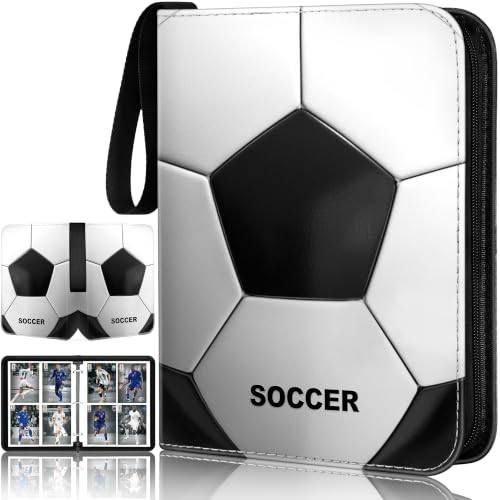 RONMONG Soccer Card Binder, 440 Pockets, Protective Trading Card Album - color: soccer-style 3, size: 440