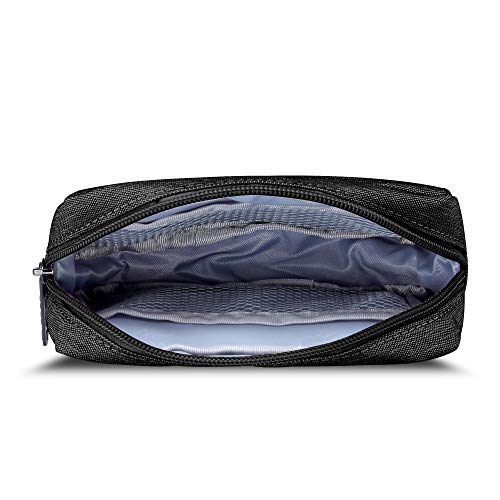 E-Tree Cute Small Pouch, Makeup Cosmetic Bag,Make up Bag for Purse,Toiletry Zipper Pouch,Tech Bag,Electronic Organizer Travel Case,Storage Pouches for Organization Black - color: Black, style: Travel Makeup Bag