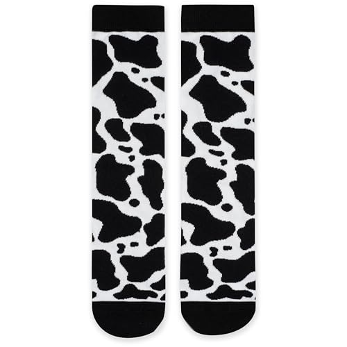 Lavley Women's Funny Socks Cute Novelty Gift for Women & Teens - color: Moo, Cow!