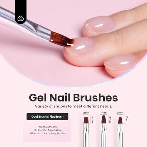 Beetles Nail Art Brushes Set,7Pcs Nail Art Tools Fingernail Art Design Pens - color: D-Multicolor-7
