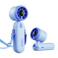 Diveblues Mini Portable Handheld Turbo Fan 27ft/s, 4000mAh Battery - color: Glacier Blue