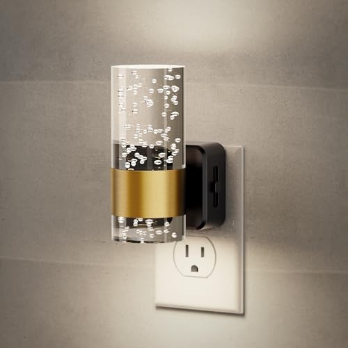 JandCase Night Light, Night Lights Plug into Wall, Dimmable LED Night Light - color: Gold-5000K, size: 1 Pack