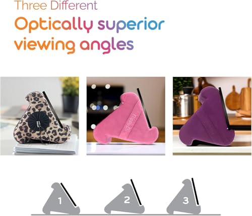 Flippy Original Tablet Pillow Stand & iPad Holder, Gift for Book Lovers & Readers, Multi-Angle Stand with Storage for Lap, Desk & Bed, Compatible with Kindle, Fire, iPad & Samsung, Pinkarama 4.0 - color: Pinkarama 4.0