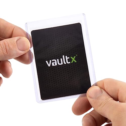 Vault X (800 Pack) - 400 Toploaders 35pt & 400 Penny Sleeves - 3" x 4" Rigid Card Holders + Soft Sleeves for Trading Cards