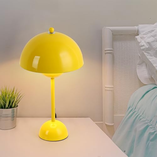 Creative Mid-Century Modern Bud Table Lamp for Home&Office, Lemon Yellow - color: Lemon Yellow