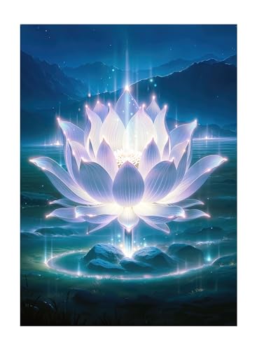 Katomula 100 MTG Card Sleeves with 100 Inner Sleeve, Textured Back Art Sleeves, Fit Standard Size Cards- Plains Lotus - color: Plains Lotus