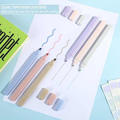 Sticky Book Tabs Book Annotation Kit 720PCS Annotation Tabs 6 Highlighters