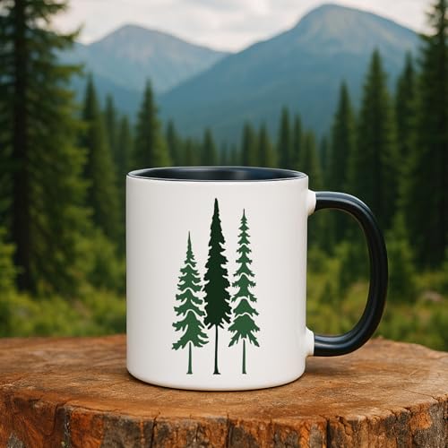 19Pcs Mountain Forest Stencil for Painting, 3.94 x 7.87inch - color: mountain forest