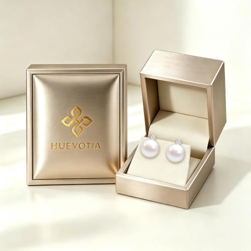 Pearl Clip On Earrings for Women with Jewelry Box
