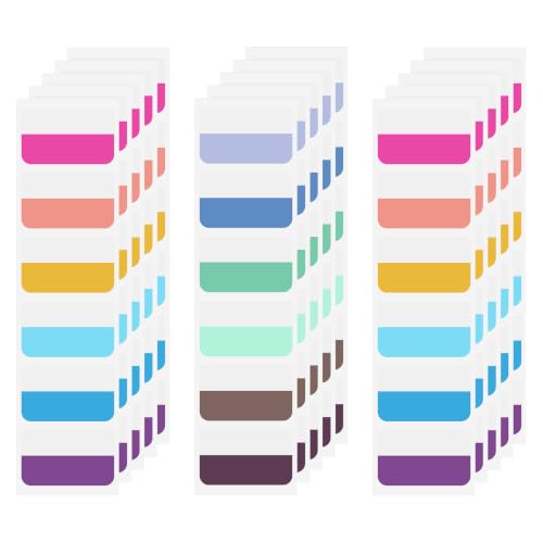 Sticky Index Tabs & Sticky Notes Combo Set, Assorted Sizes & Colors, Self-Adhesive Page Markers for Office, School & Home Organization (Vibrant_1200) - color: Vibrant_1200