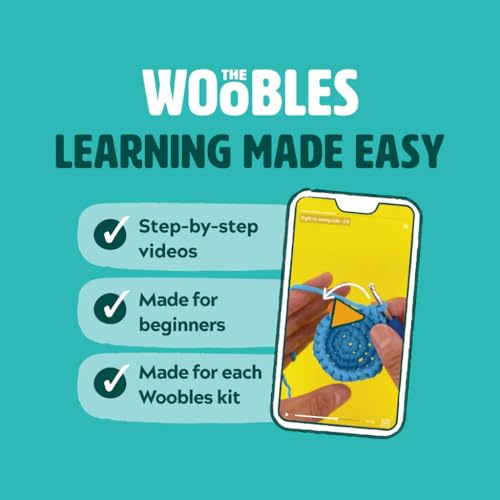 The Woobles Crochet Kit for Beginners (Felix the Fox) - color: Felix The Fox, size: Original