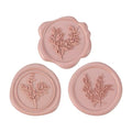 60 Pcs Wax Seal Stickers Set (3 Designs in 1 Pack) - Adhesive Backed Elegant Floral Designs for Wedding Invitation Envelope Seal Stickers Gift Wrapping (Dusty Pink) - color: Dusty Pink