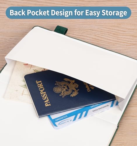 Lined Journal Notebook for Women Men, A5 Hardcover Leather Journals - color: A-Tree-Blue, size: 1 Pack-A5（5.8"×8.3"）