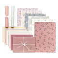 72 Pcs Stationery Paper Envelopes Set Lovely Floral Cute (6Style) - color: Flower