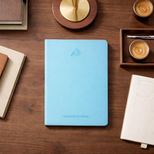 Nextnoid A5 LIned Notebook - 160 Pages, 120 GSM Paper, Ice Blue - color: Ice Blue, style: Lined 160 Pages