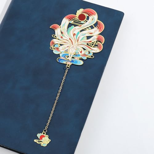 Shan Hai Jing Divine Beasts Bookmark Phoenix Dragon Koi Deer Good Luck Gift - color: Style 6 Gift Boxed
