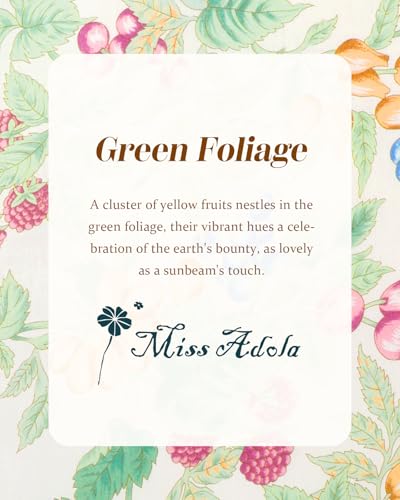 Miss Adola Aesthetic Buckle Tote Bag for Women - color: Greenleaf Yellow Fruit