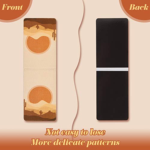 Zonon 10 Pieces Boho Sun Magnetic Bookmarks Magnetic Book Marks for Reading - style: Sunset Style