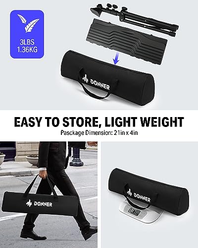 Donner DMS-1 Sheet Music Stand with Light & Carrying Bag
