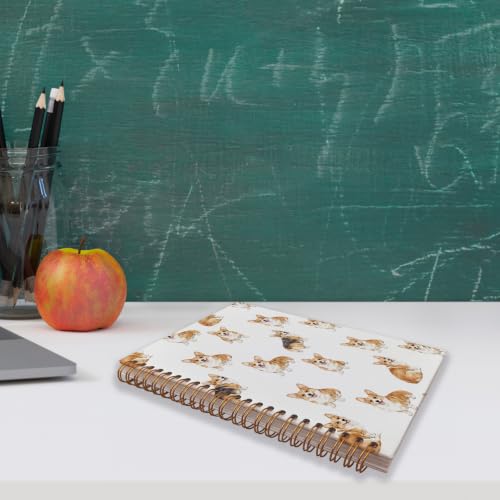 VNWEK Corgi Dog Spiral Notebook Journal 5.5x8.3 Inch - color: Corgi