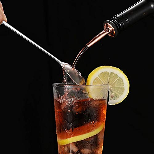AOOSY 9-In Long Handle Spoon, Coffee Stirrers, Ice Tea Spoon,Set of 6 - color: A Long Silver Spoon