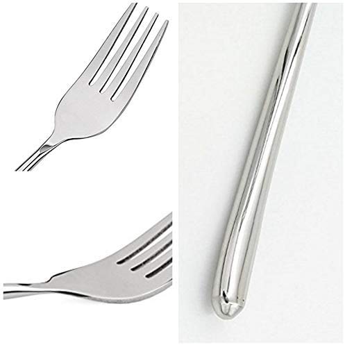 Long-handled Korean Stainless Steel Fork Set (Forks, 6) - color: Forks