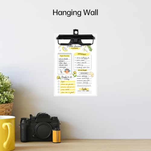 FRETONBA Mini Clipboard 4x6 Inch with Pen Holder, 2 Pack, White - style: 2Pack-White