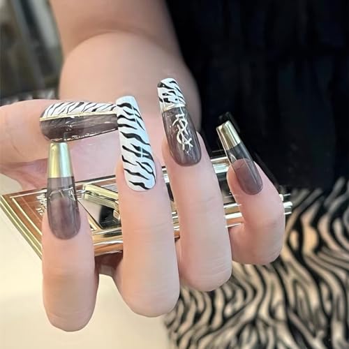 4 Colors ins Minimalist Style Nail Stickers,French Line Nail Art Sticker for Man Woman (4 Sheets)+Nail Sticker Specialized Tweezers - style: French Lines