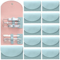 12 Set Mini Manicure Bulk, 7 in 1 Nail Clipper, Green - color: Green