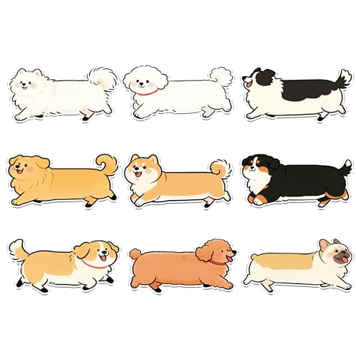 Cute Magnetic Bookmarks Gifts - 9 Pcs Funny Dog Animals Bookmark - style: Dog