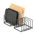 Cutting Board Organizer, Kitchen Cabinet Organizer - style: 2PC(Medium)