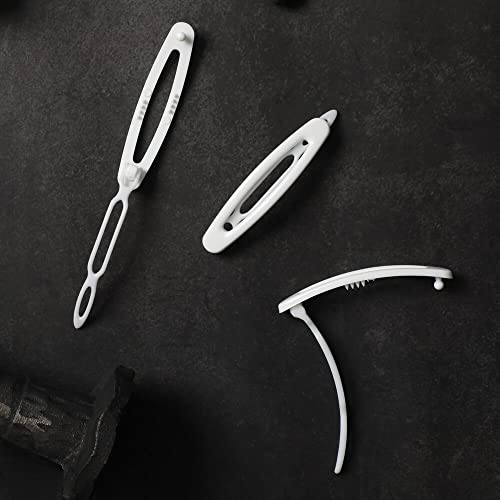 12pcs Hair Barrettes Set for Women and Girls, Hair Clips for Thick Thin Fine Hair, Non-metal Hair Accessories, Non-Slip Grip Handmade Snap Hairpin, BPA Free - color: SN11