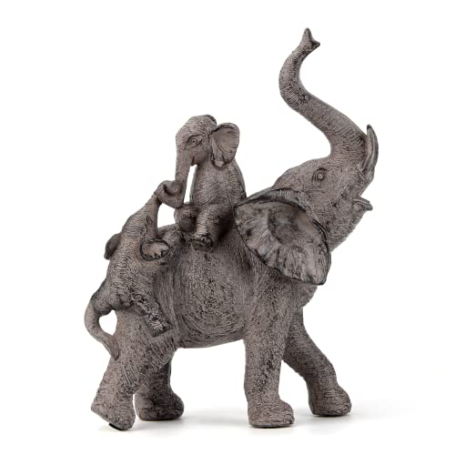 Elephant Gifts for Women, Elephant Statues for Home Living Room Decor - color: Gray