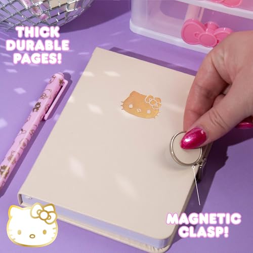 Horizon Group USA Journal Set, Cute School Supplies, Stationary Kit for Girls, Diary and Accessories, Hello Kitty Magnetic Journal - color: Hello Kitty Magnetic Journal